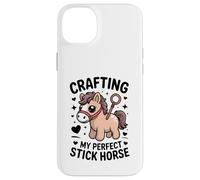 Crafting My Perfect Stick Horse, Un Joli Poney Crafter Coque pour iPhone 14 Plus