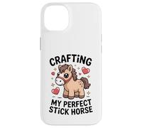 Crafting My Perfect Stick Horse, Un Joli Poney Crafter Coque pour iPhone 14 Plus