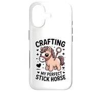 Crafting My Perfect Stick Horse, Un Joli Poney Crafter Coque pour iPhone 17