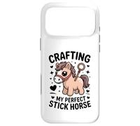 Crafting My Perfect Stick Horse, Un Joli Poney Crafter Coque pour iPhone 17 Pro Max