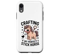 Crafting My Perfect Stick Horse, Un Joli Poney Crafter Coque pour iPhone XR