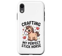 Crafting My Perfect Stick Horse, Un Joli Poney Crafter Coque pour iPhone XR