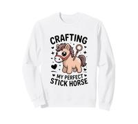 Crafting My Perfect Stick Horse, Un Joli Poney Crafter Sweatshirt