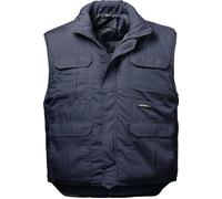 Feldtmann Gilet de camionneur taille M 50/52 bleu 65 % PES / 35 % CO Quantité:1