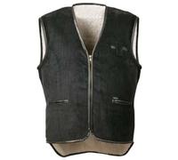 Craftland Gilet de protection en velours noir 4XL / 1878, Noir, XXXXL