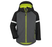 Craftland Veste softshell pour enfants - Wigald avec bandes réfléchissantes aux manches et au dos