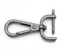 CRAFTMEMORE Lot de 2 mousquetons amovibles avec barre à vis VT493 - Matériel de remplacement pour sangle de sac (2,5 cm, bronze)