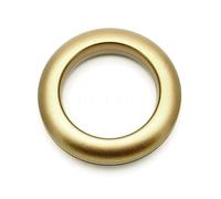 CRAFTMEMORE Lot de 8 œillets de rideau en plastique de 40 mm de diamètre intérieur (marron doré)