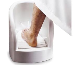 CraftNestUK Lave-Pieds à pulvérisation à Pression, Bain de Pieds avec vannes d'angle et tuyaux d'entrée/Sortie, Bain de Pieds pour pédicure, favorise la Circulation Sanguine