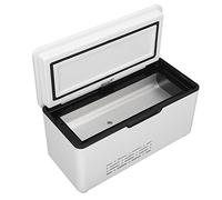 CraftNestUK Mini boîte de réfrigérateur portable avec affichage LED pour la maison, le bureau, la voiture