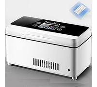 CraftNestUK Mini glacière portable avec affichage LED, refroidisseur d'insuline portable de 0 à 18 ℃ (1 batterie)