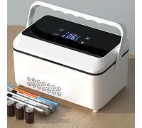CraftNestUK Refroidisseur d'insuline pour voyage, boîte de réfrigérateur portable, mini réfrigérateur de voiture, réglable de 0 à 18 ℃