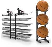 CraftNestUK Support de rangement pour skateboard/scooter, longboard/snowboard (noir, 25 x 25 x 51 cm)