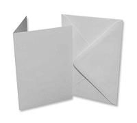 Crafts UK 25 Cartes et enveloppes, Blanc, C5