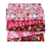 CraftsFabrics Lot de 5 coupons de tissu japonais (Col. 16)
