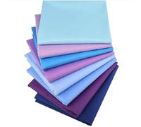 CraftsFabrics Lot de 8 coupons de tissu en coton prédécoupés pour patchwork et couture Couleur 3 40 x 50 cm