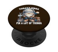Craftsman Work GNOME Funny Saying for Men Like Dad Handyman PopSockets PopGrip Adhésif