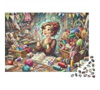 Crafty Woman Studio Puzzle 1000 Pièces Adulte,Classique Cadeau Famille Défi Ludique Qualité Supérieure Éducatif 38x26cm/1000pcs