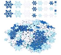 CRAFTYMELODY 200 autocollant Flocon de Neige en Mousse à Paillettes pour Noël