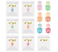 CRAFTYMELODY 6 pièces Mini Câlin De Poche Tortue Luminescente 6 Styles Vous Êtes Vraiment Génial Des Cadeaux Inspirants Avec Carte Cartes De Remerciement Cartes De Vœux
