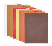 CRAFTYMELODY Lot de 8 feuilles de toile grillagées en plastique 14CT 8 | Toile vierge, point de croix, grille oculaire, broderie, pointe aiguille, tricot, crochet, projets d'artisanat
