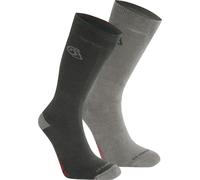 Craghoppers - Chaussettes anti-insectes pour homme/femme unisexe(pack de 2) CG2111 (35,5 EU - 38 EU) (Poivre noir/gris moyen)