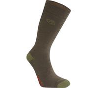 Craghoppers - Chaussettes "Insect Repellent" pour hommes/femmes unies CG2265 (39,5 EU - 42 EU) (Vert forêt/couleur olive sauvage)