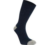 Craghoppers - Chaussettes "Torver" pour homme/femme unie - Randonnée CG2182 (35,5 EU - 38 EU) (Bleu marine/gris clair)