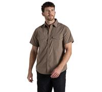 Craghoppers Chemise Expert Kiwi, matières recyclées, anti-insectes, poche zippée, Marron