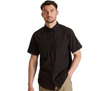 Craghoppers Chemise Expert Kiwi S/S Bouton Bas, Noir, L Homme
