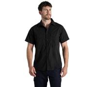 Craghoppers Chemise Expert Kiwi S/S Bouton Bas, Noir, M Homme