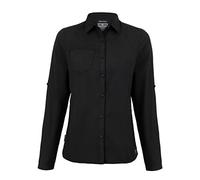 Craghoppers Expert Kiwi L/S Chemise pour Femme Bouton Bas, Noir, 18