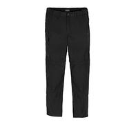 Craghoppers Expert Kiwi Pantalon Convertible Work Utility Pants, Noir, 32 Homme