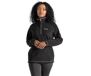 Craghoppers Femme Miska Demi-Manches Polaire, Pull Sweater, Noir, 38 EU