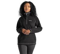 Craghoppers Femme Miska Demi-Manches Polaire, Pull Sweater, Noir, 42 EU