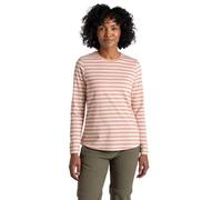 Craghoppers Femme Nosilife Akona T-Shirt Long, Clay Stripe, M