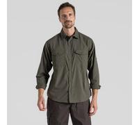 Craghoppers Homme Mens Kiwi Long Sleeved Shirt, Chemise De Randonnée, Cedar, XXL EU