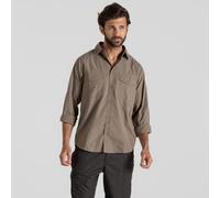 Craghoppers Homme Mens Kiwi Long Sleeved Shirt, Chemise De Randonnée, Pebble, 4XL EU