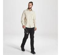 Craghoppers Kiwi Chemise À Manches Longues Chemise de randonnée Homme, oatmeal, 4XL