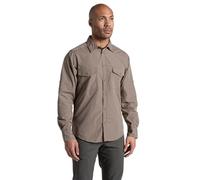 Craghoppers Kiwi II LS Shirt, Galet, XL Men's