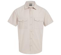 Craghoppers Kiwi II SS Shirt, Oatmeal, XXL Plus Men's
