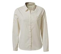 Craghoppers Kiwi Long Sleeved Shirt Chemise de randonnée, Sel de Mer, 40 Femme