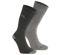 Craghoppers - Lot de 2 paires de chaussettes contrastées - Adulte (CG2111)