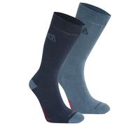Craghoppers - Lot de 2 paires de chaussettes contrastées - Adulte (CG2111)