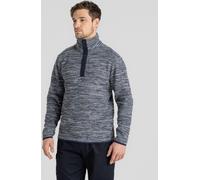 Craghoppers Men's Crag Finnian Quarter Zip Fleece Bleu marine Ml Moyen Male