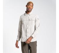 Craghoppers Men's Crag Long Sleeve Shirt Parchment 2X Grand. Male