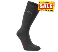 Craghoppers Nosilife Humidité Marche Matelassé Voyage Chaussettes Laine Gris