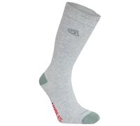 Craghoppers - Nosilife Travel Socken - Chaussettes de randonnée - EU 43-47 - soft grey marl / lichen green