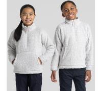 Craghoppers Unisex Kids' Crag Laune Quarter Zip Fleece LightGreyMl 5-6 ans Unisex
