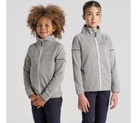 Craghoppers Unisex Kids' Crag Nico Hooded Full-Zip Fleece Silver Cloud 5-6 ans Unisex